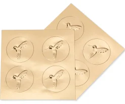 Lovely Owl Handmade Thank You Boxed Blank Note Cards, 8-Count