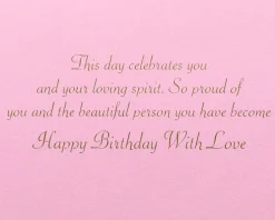Loving Spirit Birthday Greeting Card for Daughter