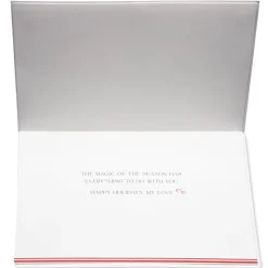 Magic of the Season Romantic Holiday Greeting Card