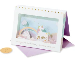 Magical Birthday 3D Unicorn Birthday Greeting Card