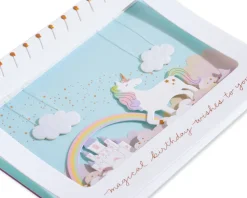 Magical Birthday 3D Unicorn Birthday Greeting Card