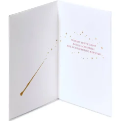 Magical Christmas Harry Potter Christmas Greeting Card