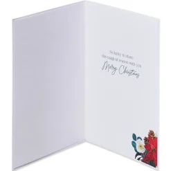 Magical Season with You Romantic Christmas Greeting Card