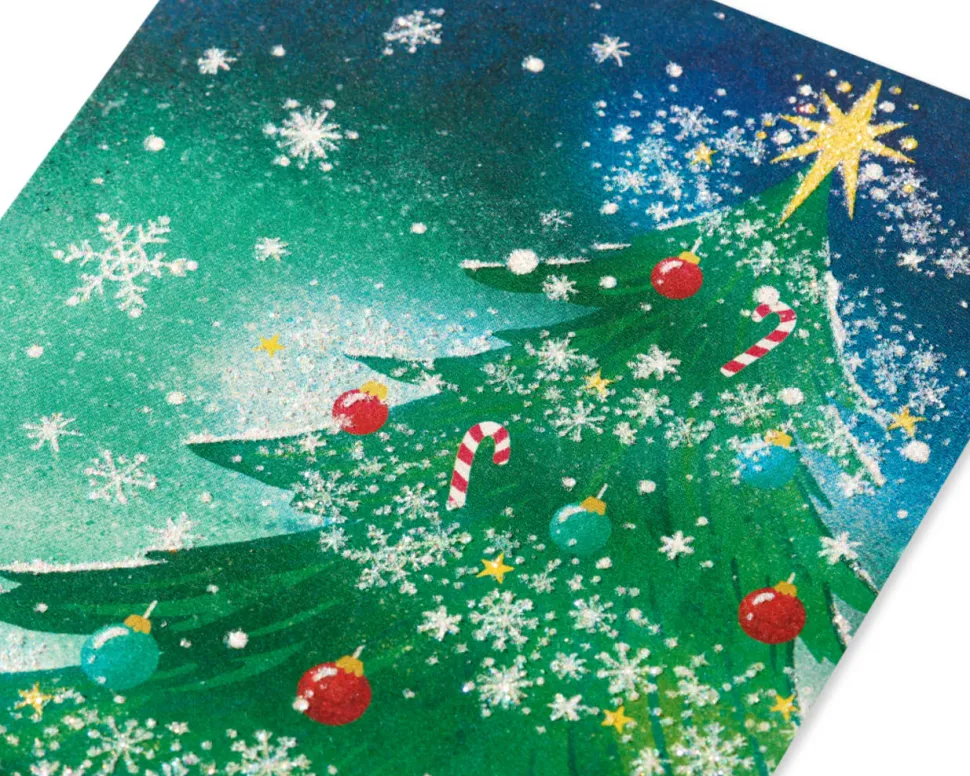 Magical Tree Top Holiday Christmas Boxed Cards, 20 Count