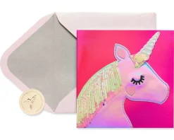 Magical Unicorn Valentine’s Day Greeting Card