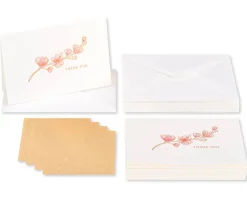 Magnolia Boxed Blank Note Cards with Envelopes, 16-Count