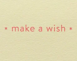 Make A Wish Blank Birthday Greeting Card