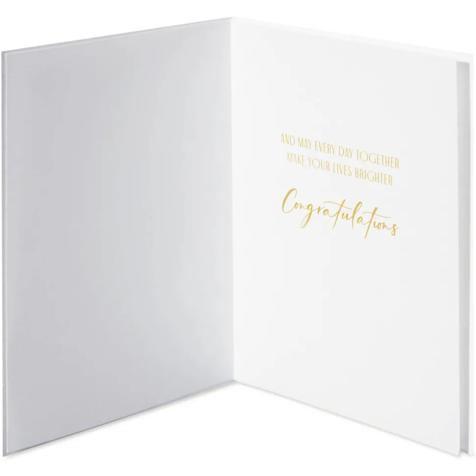 Make Your Lives Brighter Wedding Greeting Card