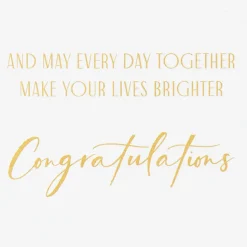 Make Your Lives Brighter Wedding Greeting Card