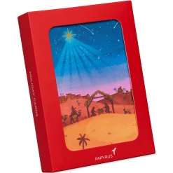 May God Bless You Nativity Religious Holiday Boxed Cards, 14-Count