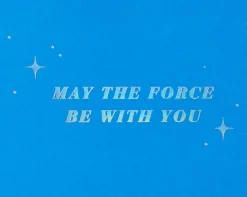 May The Force Be With You Star Wars Graduation Greeting Card