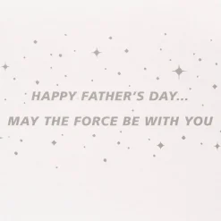 May The Force Be With You Star Wars Father’s Day Greeting Card