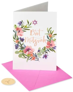 Mazel Tov Bat Mitzvah Greeting Card
