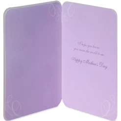 Mean The World To Me Mothers Day Greeting Card