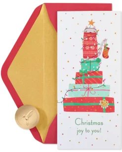 Merry and Bright Cat Christmas Boxed Cards, 16-Count