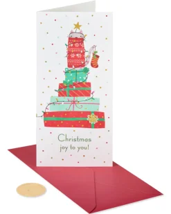Merry and Bright Cat Christmas Boxed Cards, 16-Count