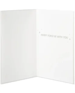 Merry Force Be with You Star Wars Christmas Boxed Cards – Glitter-Free, 8-Count