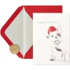 Merry New Year Dog Christmas Greeting Card