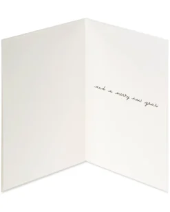Merry New Year Dog Christmas Greeting Card