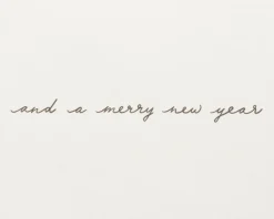 Merry New Year Dog Christmas Greeting Card