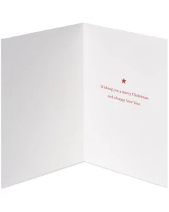 Metallic Trees Holiday Boxed Cards, 12-Count