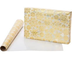 Metallic Trio Holiday Wrapping Paper Rolls, 3 Rolls