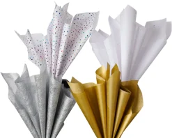 Metallics Holiday Tissue Paper, 16 Sheets