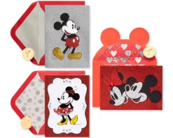 Mickey and Minnie Mouse Blank Card Bundle, 3-Count