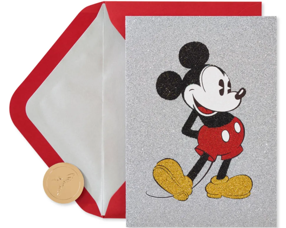Mickey Mouse Blank Greeting Card
