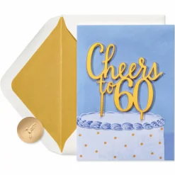 Milestone Birthday 60th Birthday Greeting Card