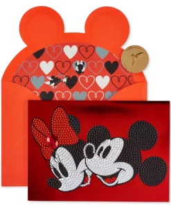 Minnie and Mickey Mouse Disney Blank Greeting Card