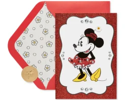 Minnie Mouse Birthday Greeting Card
