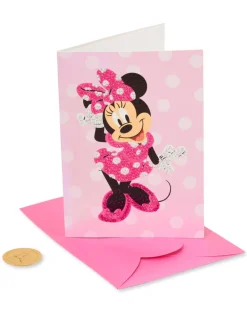 Minnie Mouse Disney Blank Friendship Greeting Card