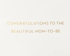 Mom To Be Bump New Baby Greeting Card