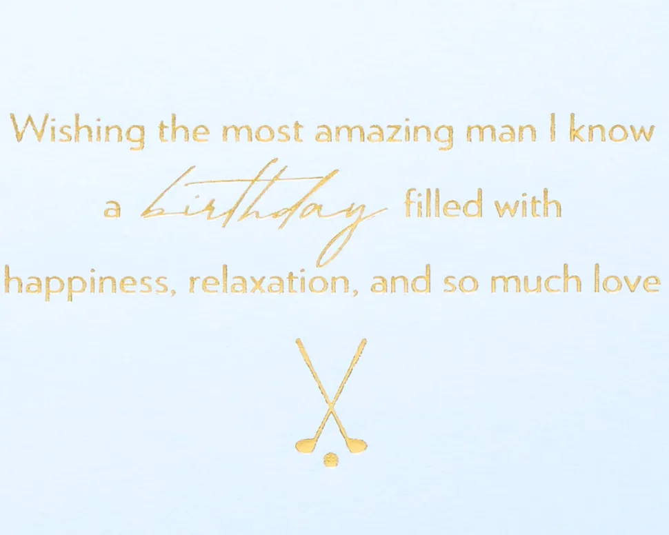 Most Amazing Man Birthday Greeting Card for Husband