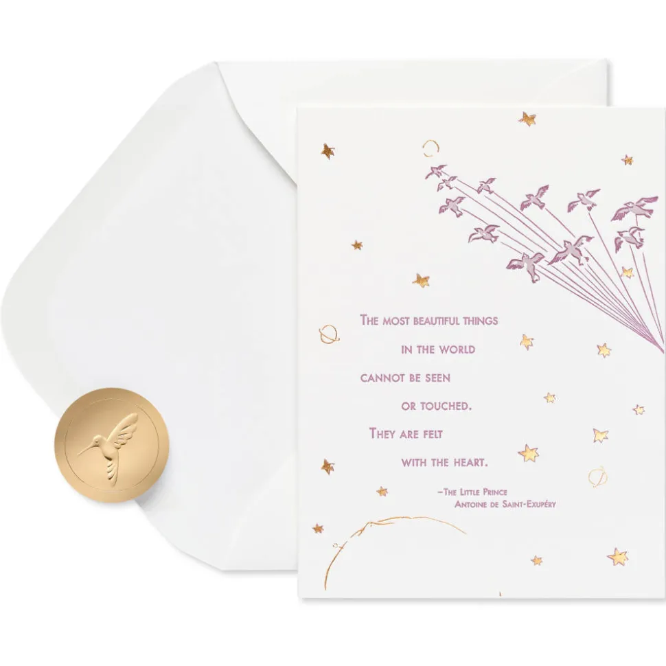 Most Beautiful Things Blank Thinking of You Greeting Card
