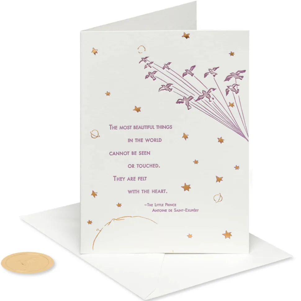 Most Beautiful Things Blank Thinking of You Greeting Card