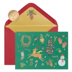 Most Wonderful Time Christmas Cards Boxed with Envelopes, 14-Count
