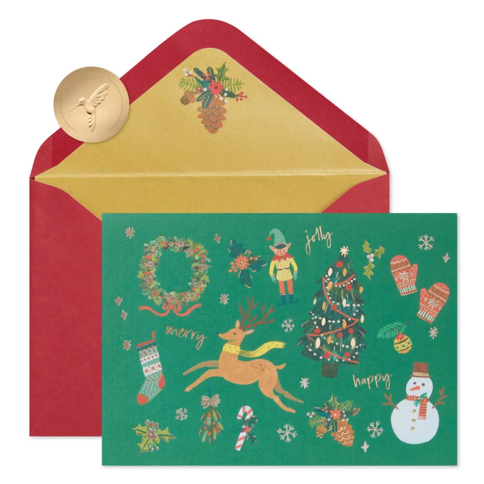 Most Wonderful Time Christmas Cards Boxed with Envelopes, 14-Count