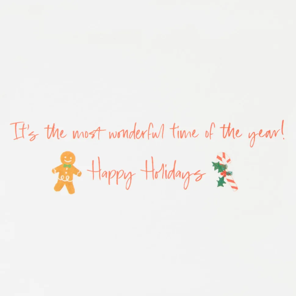 Most Wonderful Time Christmas Cards Boxed with Envelopes, 14-Count