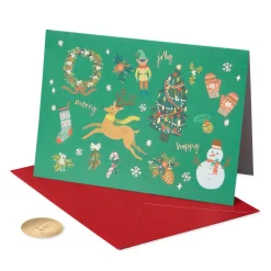 Most Wonderful Time Christmas Cards Boxed with Envelopes, 14-Count