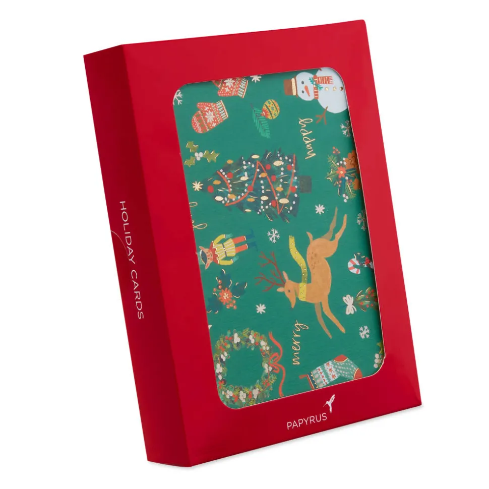 Most Wonderful Time Christmas Cards Boxed with Envelopes, 14-Count