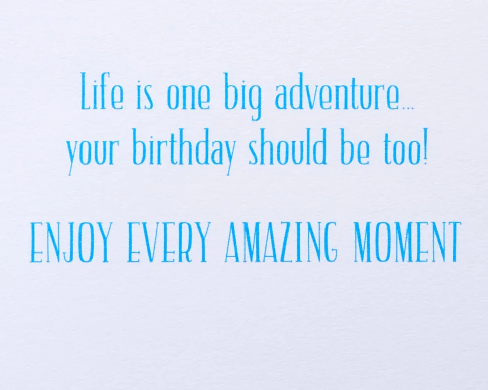 Mountain Range Birthday Greeting Card