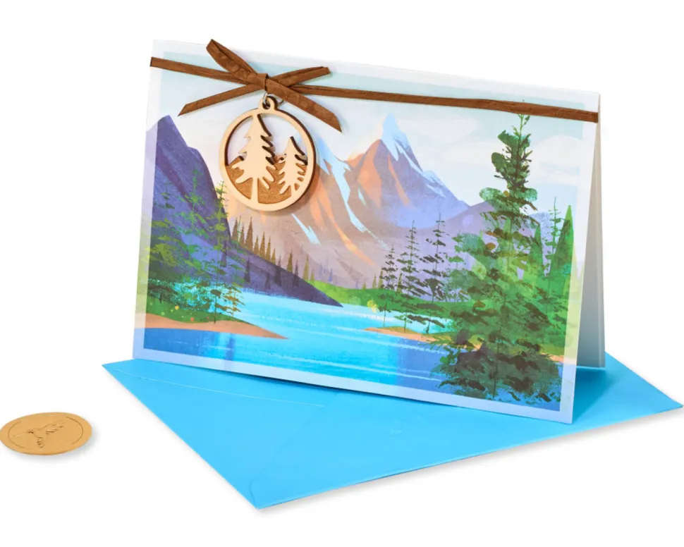 Mountain Range Birthday Greeting Card