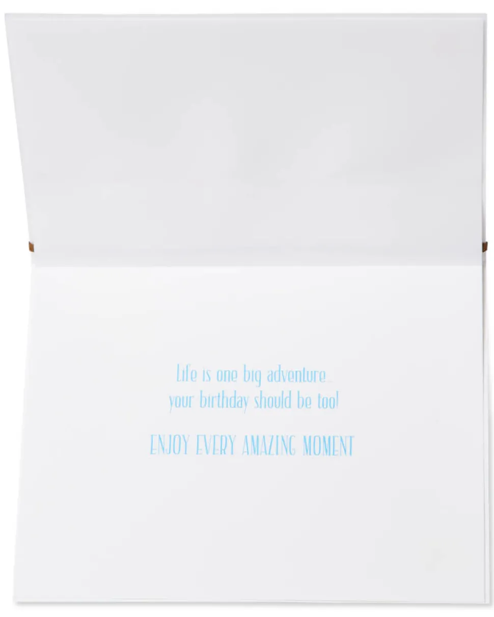 Mountain Range Birthday Greeting Card