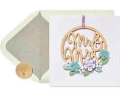Mr. and Mrs. Wedding Greeting Card