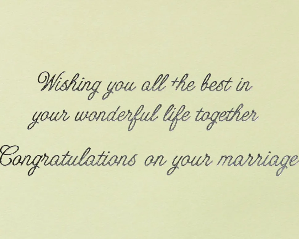 Mr. and Mrs. Wedding Greeting Card
