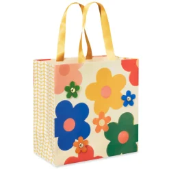 Multicolored Daisies 11″ Medium Gift Bag, 1 Bag