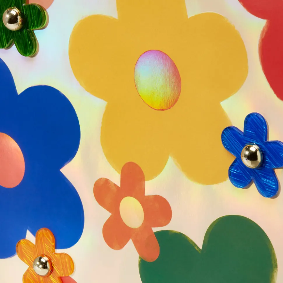 Multicolored Daisies 11″ Medium Gift Bag, 1 Bag