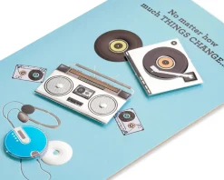 Music Through Time Birthday Greeting Card